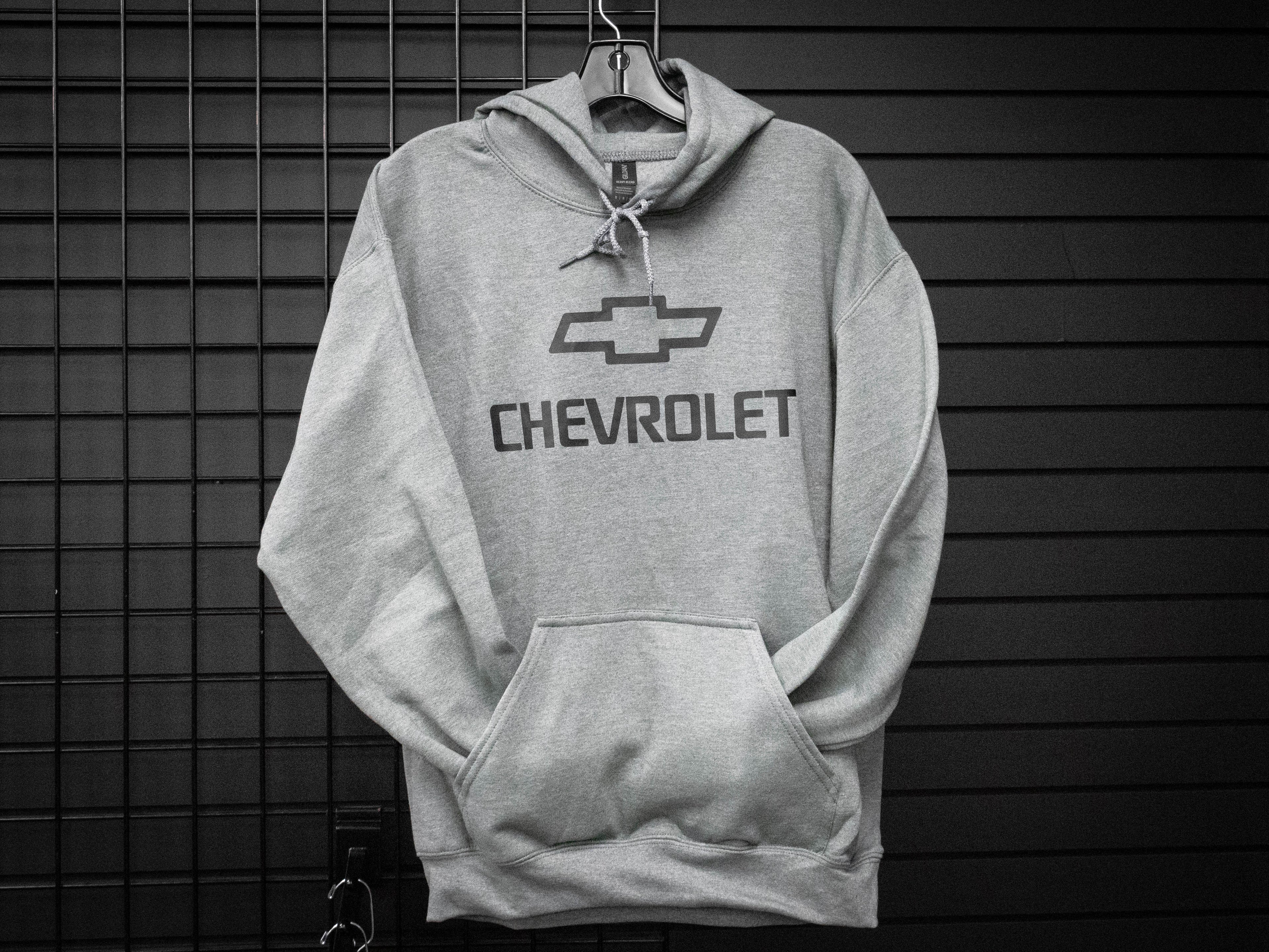 Grey Chevrolet w/ Large Black Logo